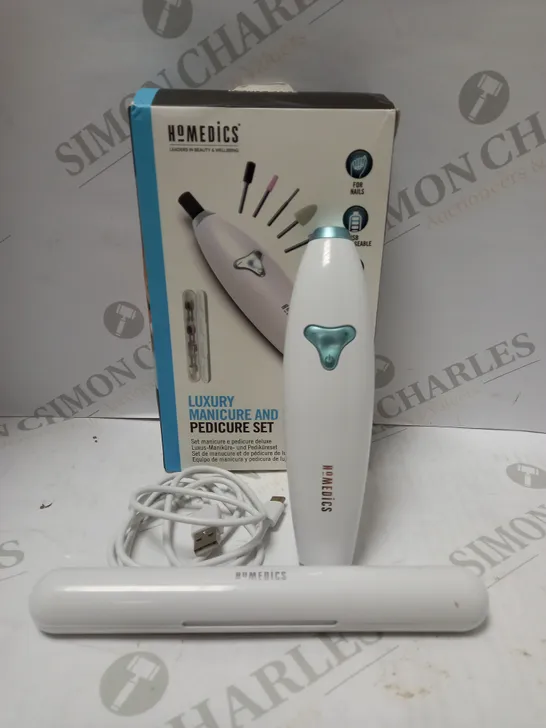 HOMEDICS LUXURY MANICURE/PEDICURE SET  RRP £49.99