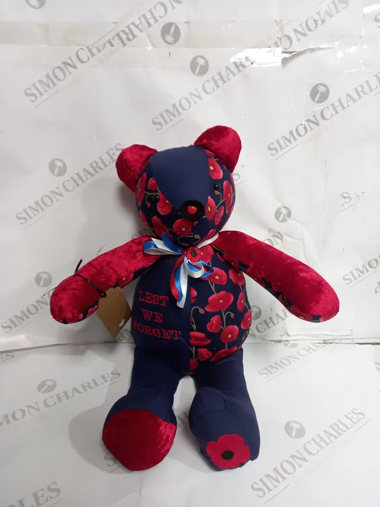 THE LEE RIGBY FOUNDATION LEST WE FORGET BEAR