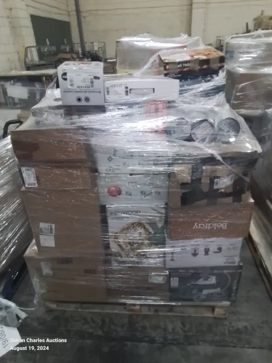 PALLET OF APPROXIMATELY 35 UNPROCESSED RAW RETURN HOUSEHOLD AND ELECTRICAL GOODS TO INCLUDE;