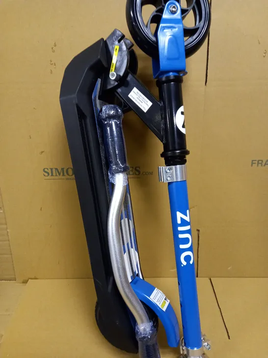 ZINC E4 MAX ELECTRIC SCOOTER - BLUE RRP £419.97