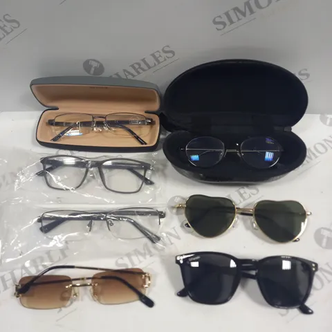 APPROXIMATELY 20 ASSORTED PRESCRIPTION/SUNGLASSES IN VARIOUS DESIGNS 