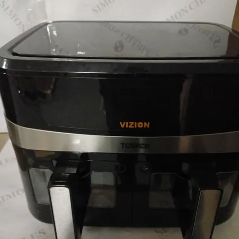 TOWER T17100 VORTX VIZION 9L DUAL BASKET AIR FRYER