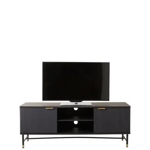 BOXED GRADE 1 COOPER WALNUT-EFFECT TV UNIT (1 BOX)