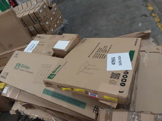 PALLET OF ASSORTED FURNITURE PARTS