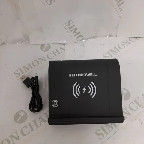 BOXED BELL & HOWELL 2IN1 WIRELESS CHARGING TOUCH SPEAKER