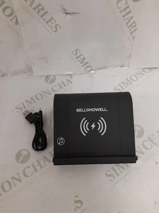 BOXED BELL & HOWELL 2IN1 WIRELESS CHARGING TOUCH SPEAKER