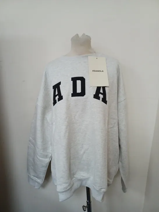 ADANOLA OVERSIZED SWEATSHIRT SIZE L  