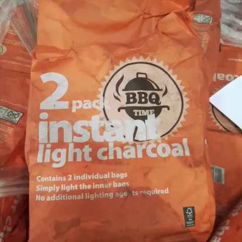 PALLET TO CONTAIN APPROXIMATELY 80 BAGS OF 2 IN 1 INSTANT LIGHT LUMPWOOD BARBECUE CHARCOAL 