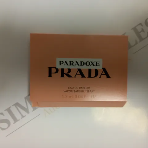 APPROXIMATELY 120 X 1.2ML PRADA PARADOXE EAU DE PARFUM SAMPLES 