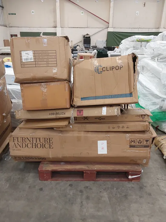 PALLET TO CONTAIN ASSORTED BOXED FURNITURE AND FURNITURE PARTS