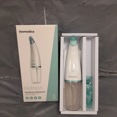 BOXED HOMEDICS REFRESH HYDRAFACIAL CLEANSING TOOL