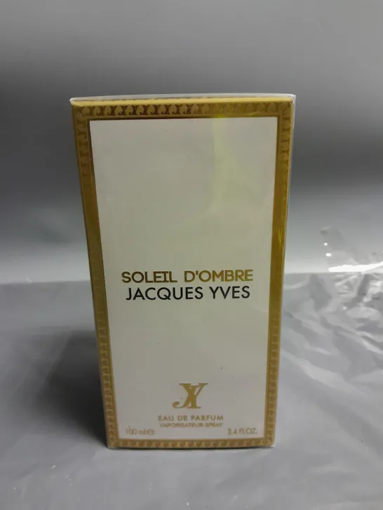 SEALED JACQUES YVES SOLEIL D'OMBRE EAU DE PARFUM FOR HER 100ML