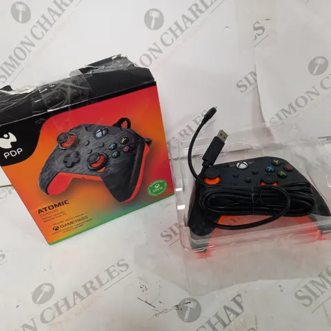 BOXED PDP ATOMIC CARBON XBOX CONTROLLER