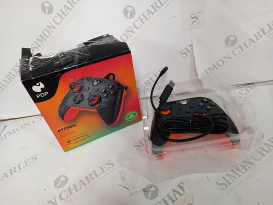 BOXED PDP ATOMIC CARBON XBOX CONTROLLER