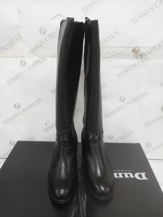 BOXED DUNE LONDON LEATHER BOOTS SIZE 5