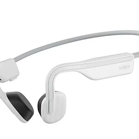 SHOKZ OPENMOVE WIRELESS BONE CONDUCTING SPORTS HEADPHONES WHITE