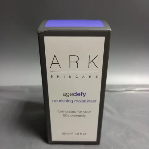 BOXED AND SEALED ARK SKINCARE AGEDEFY NOURISHING MOISTERISER (55ML)