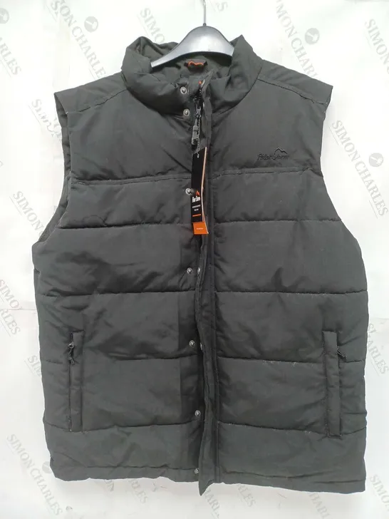 PETER STORM GILET IN BLACK - LARGE