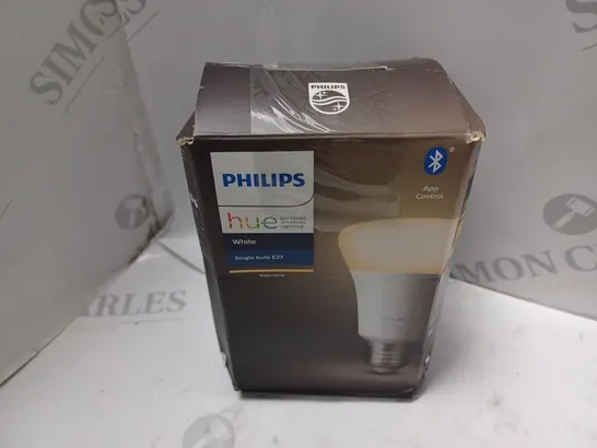 BOXED PHILIPS HUE WHITE SINGLE FILAMENT BULB A60 B22