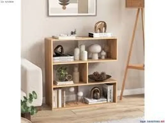 BOXED CONCAVE/CONVEX BOOKSHELF FOR LIVING ROOM / BEDROOM / STUDY / OFFICE