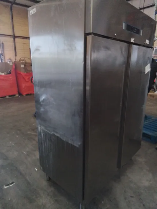 COMMERCIAL F.PLUS TN 140 STAINLESS DOUBLE DOOR REFRIGERATED UNIT 