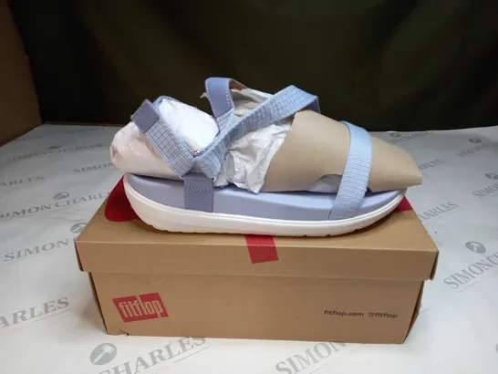 BOXED FITFLOP LOOSH WEBBING Z STRAP SANDALS SIZE 7