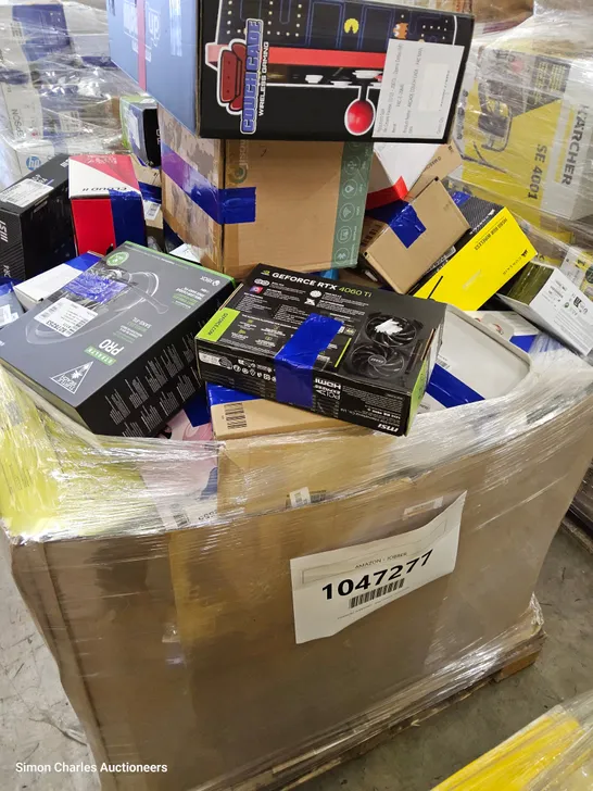 PALLET OF APPROXIMATELY 157 UNPROCESSED RAW RETURN HIGH VALUE ELECTRICAL GOODS TO INCLUDE;