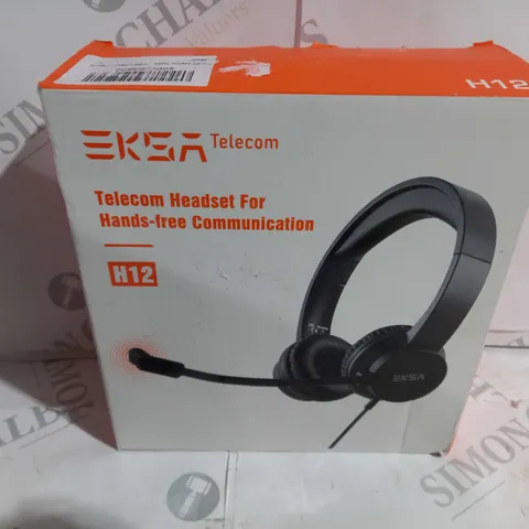 BOXED AND SEALED ESKA TELECOM HEADSET