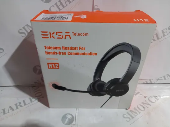 BOXED AND SEALED ESKA TELECOM HEADSET