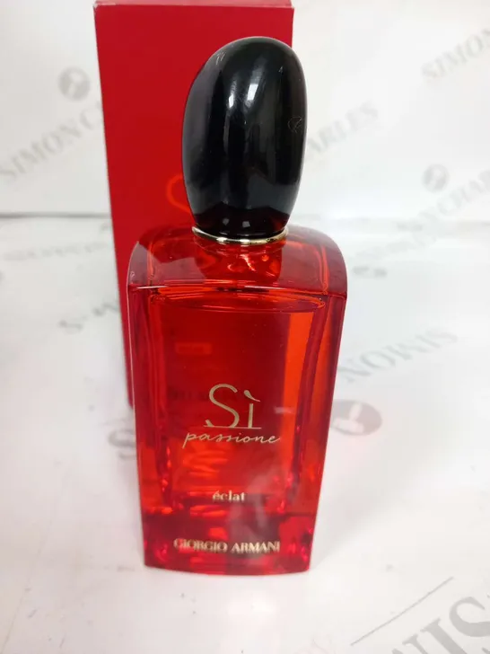 BOXED SI PASSIONNE ECLAT EAU DE PARFUM GIORGIO ARMANI 100ML