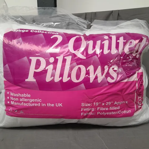 AROUGE COLLECTION PACK OF 2 QUILTED PILLOWS