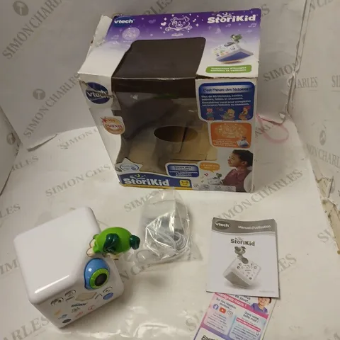 BOXED VTECH STORIKID PROJECTOR WITH POWER SUPPLY AND INSTRUCTIONS