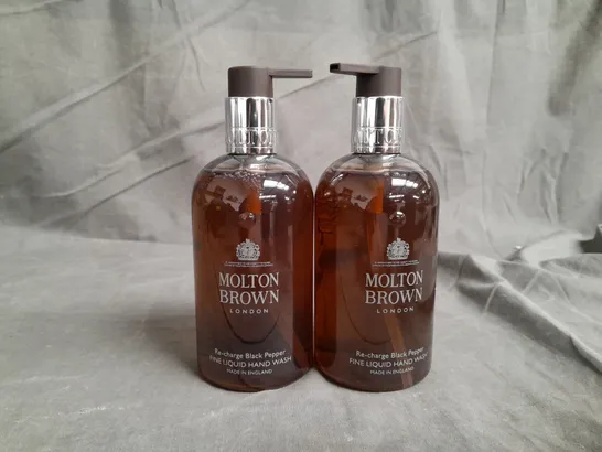 SET OF 2 MOLTON BROWN FINE LIQUID HAND WASH 300ML