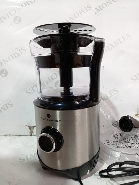 COOK'S ESSENTIALS 400ML COMPACT DOUBLE BLADE FOOD PROCESSOR