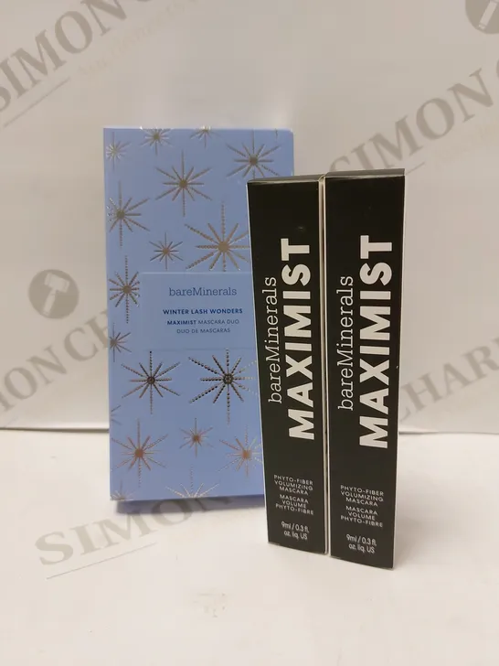 BAREMINERALS WINTER LASH WONDERS MAXIMIST MASCARA DUO