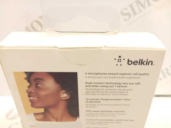 SEALED BELKIN SOUNDFORM RISE TRUE WIRELESS EARBUDS