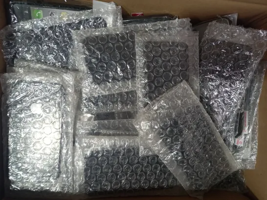 BOX OF APPROXIMATELY 30 ASSORTED PHONE CASES, COVERS, AND BACKS FOR VARIOUS MAKES AND MODELS