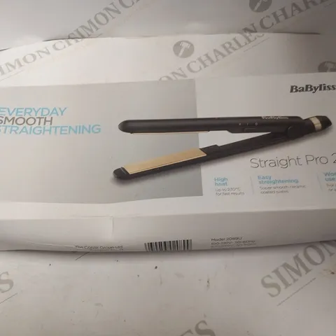 BOXED BABY;ISS STRAIGHT PRO 230 HAIR STRAIGHTENERS