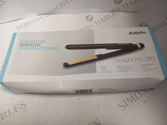 BOXED BABY;ISS STRAIGHT PRO 230 HAIR STRAIGHTENERS