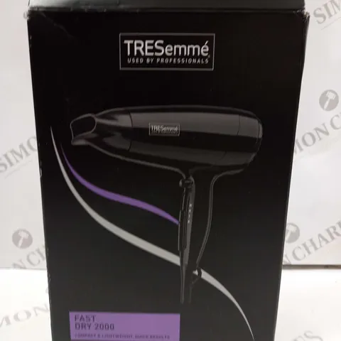 BOXED TRESEMME FAST DRY 2000 HAIR DRYER