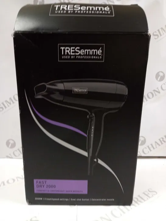 BOXED TRESEMME FAST DRY 2000 HAIR DRYER