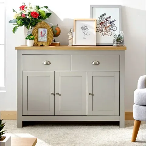 BOXED LORETTA 111.7CM WIDE 2 DRAWER SIDEBOARD (2 BOXES)