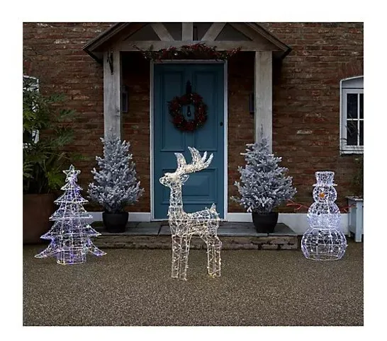 FESTIVE OUTDOOR AND INDOOR PRE-LIT LED LARGE DECORATION WITH TIMER