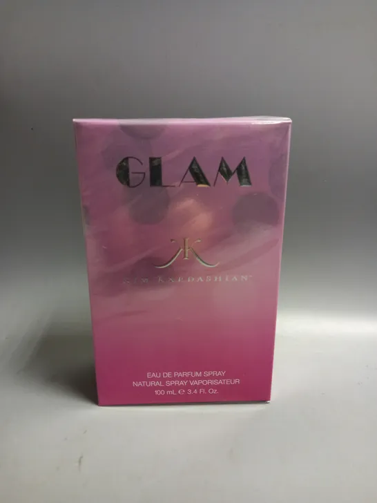 NEW AND SEALED KIM KARDASHIAN GLAM EAU DE PARFUM SPRAY 100ML