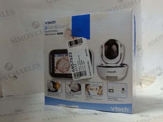 VTECH SAFE AND SOUND PAN AND TILT BABY MONITOR VM343