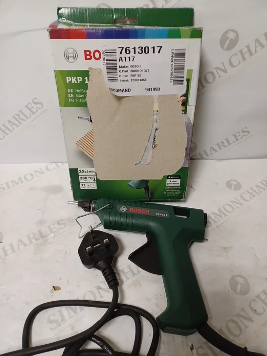 BOSCH PKP 18 E GLUE GUN