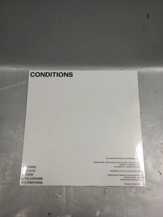 SEALED CHALK CONDITIONS VINYL 