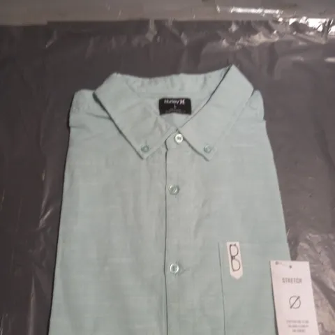 HURLEY MENS SHIRT MINT GREEN SIZE LARGE