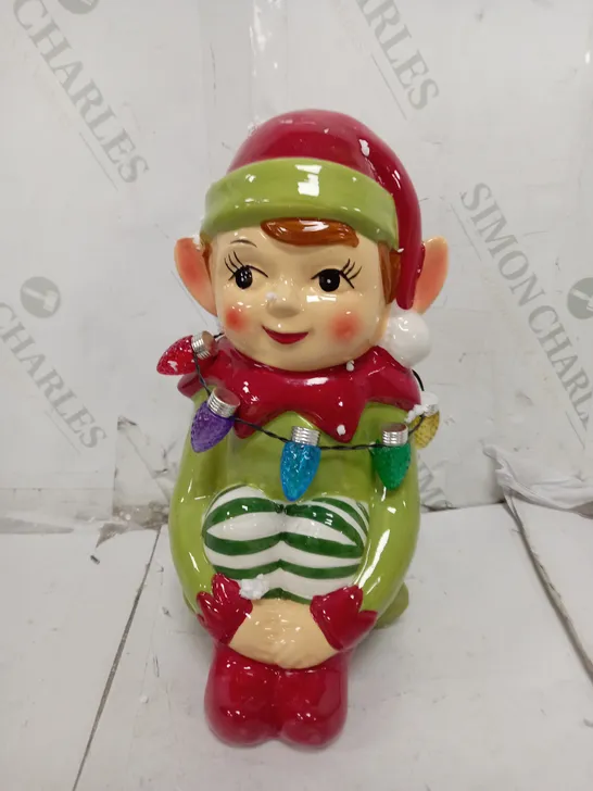 MR CHRISTMAS NOSTALGIC LIGHT UP FIGURE ELF