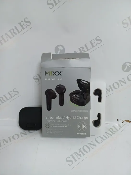 BOXED MIXX STREAMBUDS HYBRID CHARGE TRUE WIRELESS EARBUDS